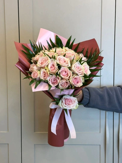 21 Adet Pink Athena Gül Buketi