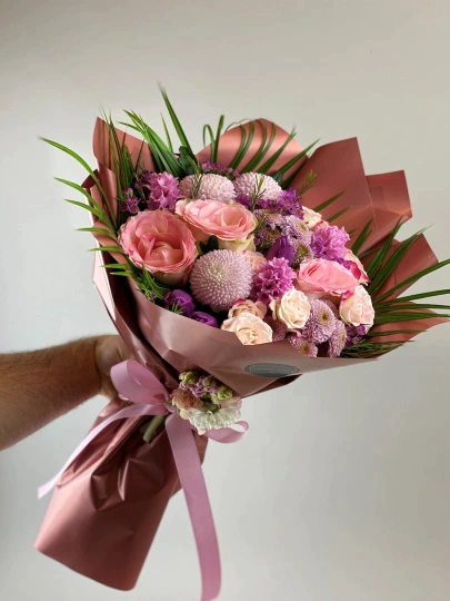Pula Pembe Çiçekler