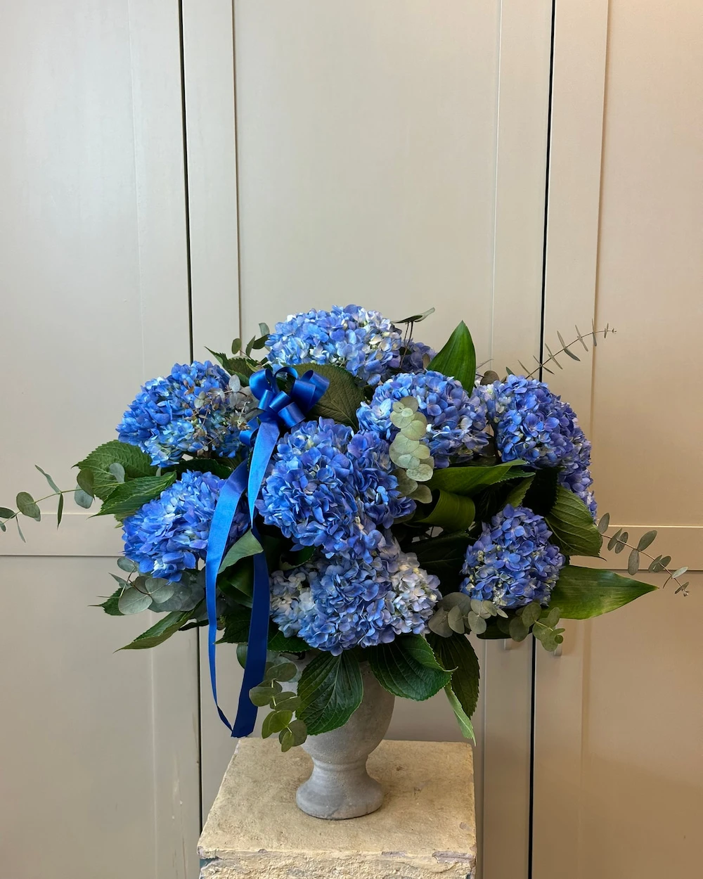 Blue Hydrangea Arrangement