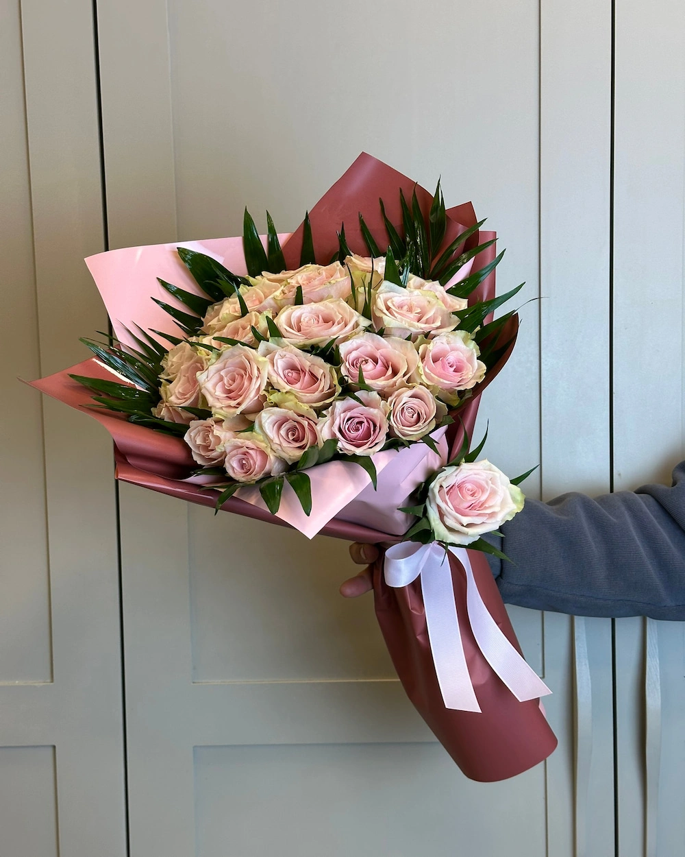 21 Adet Pink Athena Gül Buketi